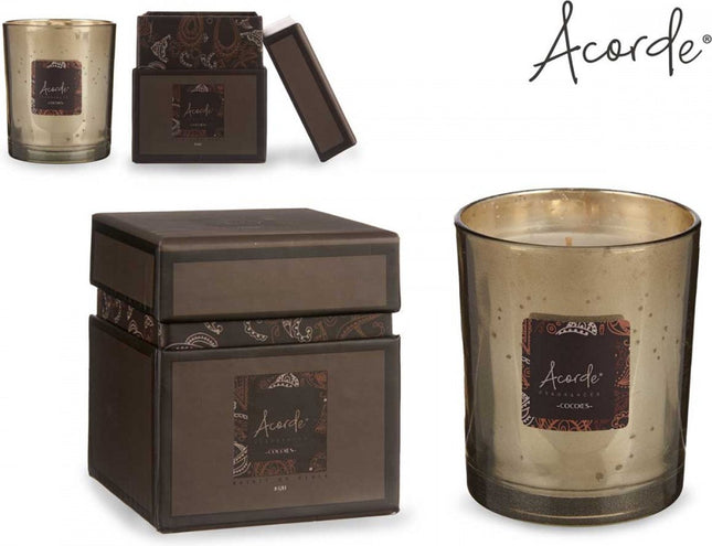 Geurkaars Cococes Kokosnoot Oranje (8 x 9 x 8 cm)