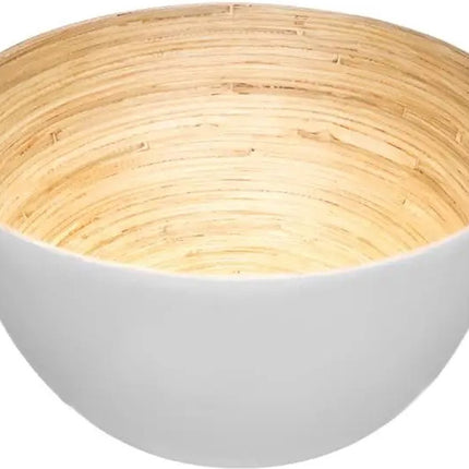 Secret de Gourmet - Slakom/serveer schaaltjes - bamboe wit - D17 cm