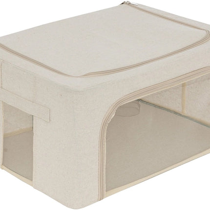 Dekbed opbergtas large Five® - Dressy+ - Beige - Opvouwbaar