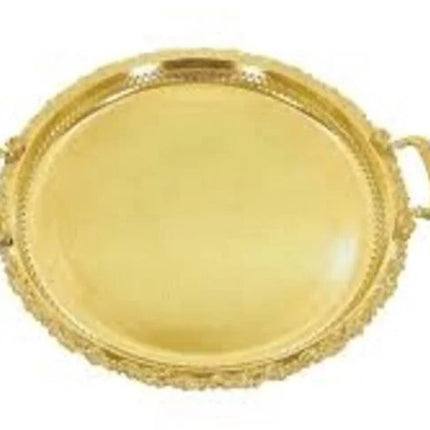 Hakal Ronde Dienblad Goud 45cm