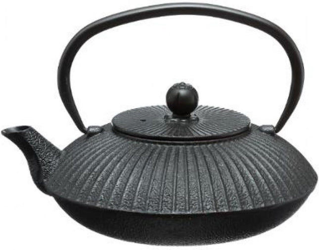 Gietijzeren Theepot met filter – Zeef - Zwart 0.8L – Munt thee – Lipton Thee – Japans Thee – Chinese Thee