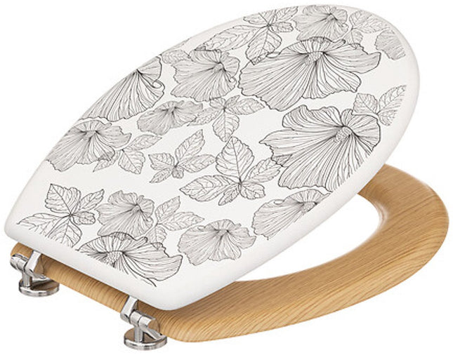 5Five Blackflora Hout + Zinken Deksel