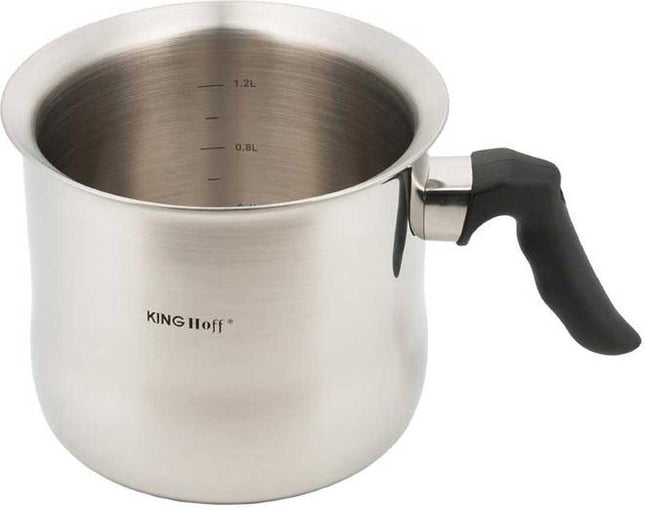 Kinghoff Melkpot 1L - RVS