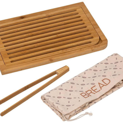 Broodsnijplank met accessoires bamboe 40x27cm - 5 five simply smart