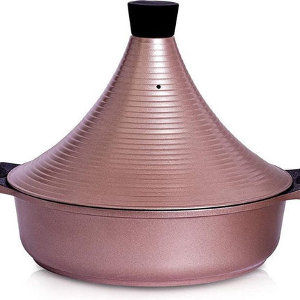 Aluminium tajine agadir-geschikt kleur Rose gold - ook voor Inductie