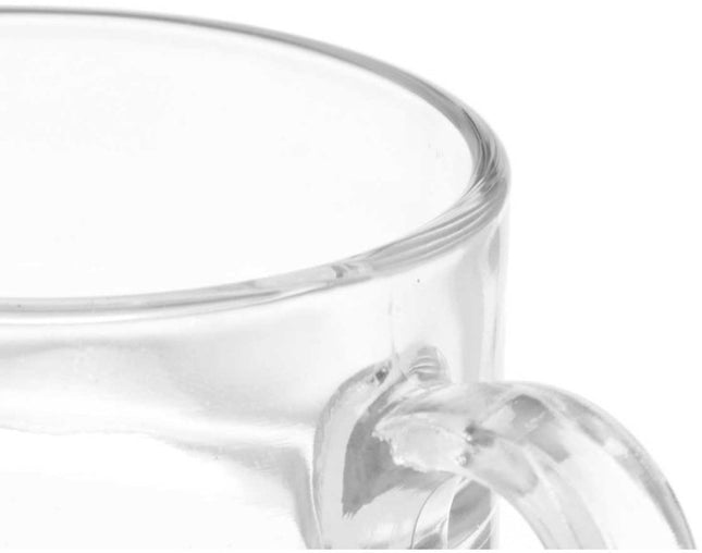 Vivalto Espressokop - Set van 6 - Stapelbaar - 90ml - Espressoglas - Kleine Koffieglas