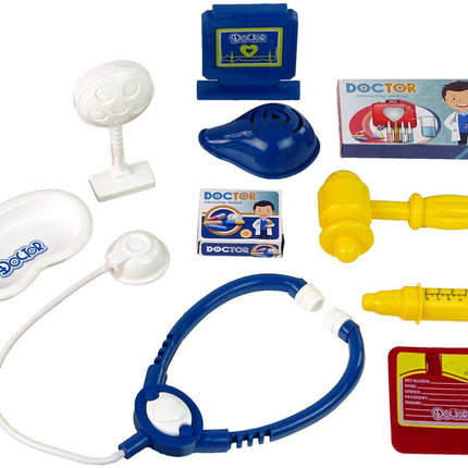 Lean Toys Doktersset met Opbergkoffer - Speelgoed Artsenset met Stethoscoop en Spuit - Educatief Rollenspel voor Kinderen vanaf 3 Jaar - Speelgoed Dokter