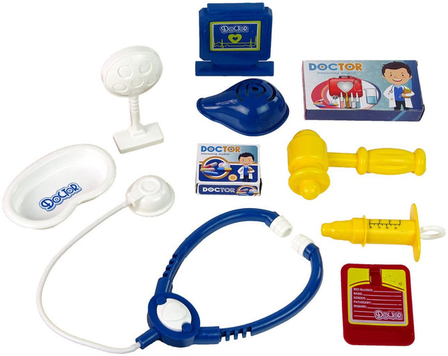 Lean Toys Doktersset met Opbergkoffer - Speelgoed Artsenset met Stethoscoop en Spuit - Educatief Rollenspel voor Kinderen vanaf 3 Jaar - Speelgoed Dokter