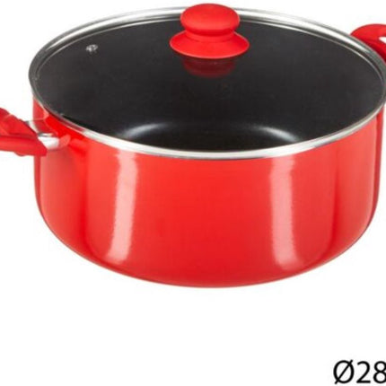 Secret De Gourmet - Kookpot - Inductie - Alu - Anti - Kleef - Ø 28 cm