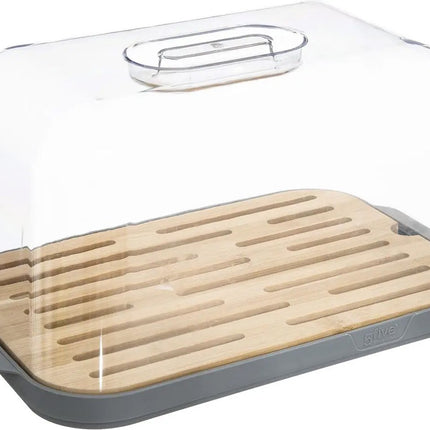 5Five - Broodtrommel met afsluitbare klep 28 x 18 x 15 cm - Kunststof