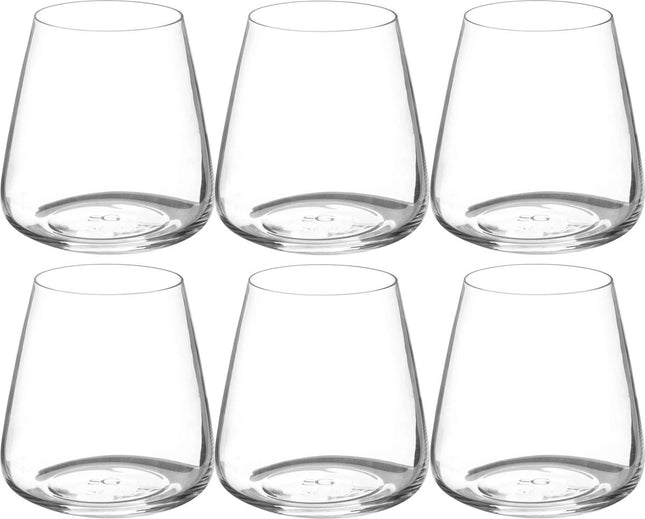 Secret de Gourmet Selenga waterglazen 43cl - Set van 6 - Transparant