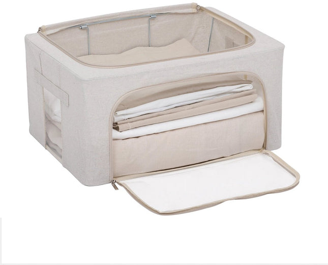 Dekbed opbergtas large Five® - Dressy+ - Beige - Opvouwbaar