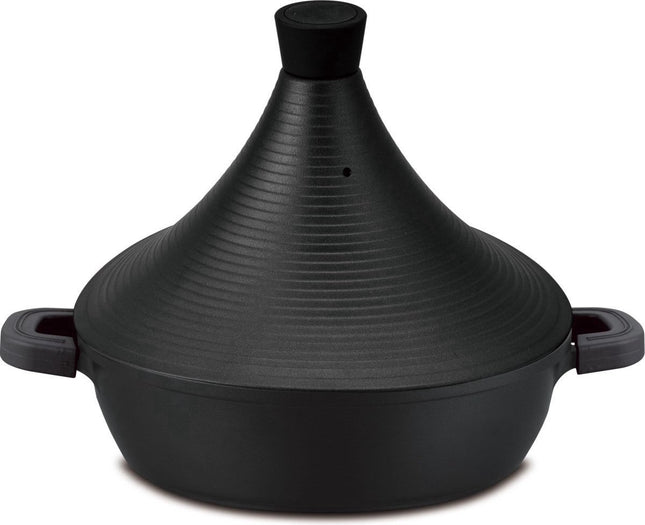 Cheffinger Tajine - 32cm - Inductie - Arabisch Design Non-stick - Zwart