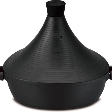 Cheffinger Tajine Tagine inductie pan Ø 28 cm - aluminium - zwart met koudgrepen