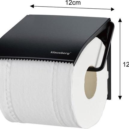 Klausberg 7713 - Toiletrol houder - zwart