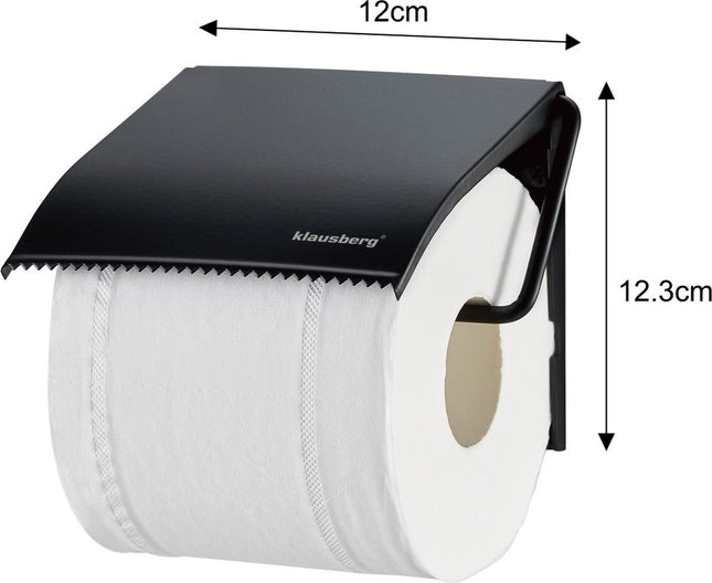 Klausberg 7713 - Toiletrol houder - zwart