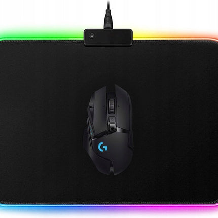 Gaming Muismat - LED Verlichting - Anti-Slip - 4 Lightstanden met 7 Kleuren - Zachte oppervlak