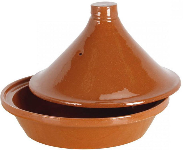Grote aardewerk tajine Ø 32 cm – terracotta