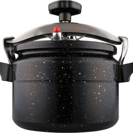 Snelkookpan 12 liter met anti-aanbak Marble coating- Zwart - Alle warmtebronnen inclusief inductie