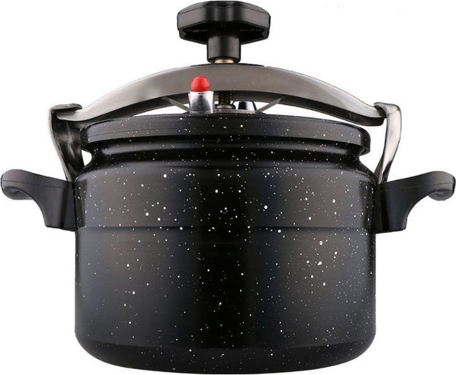 Snelkookpan 12 liter met anti-aanbak Marble coating- Zwart - Alle warmtebronnen inclusief inductie
