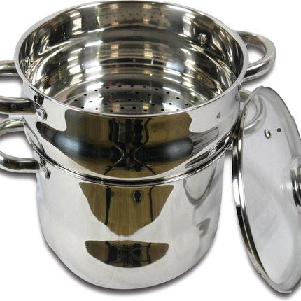 Royal Swiss Roestvrijstalen stoompan 12 liter