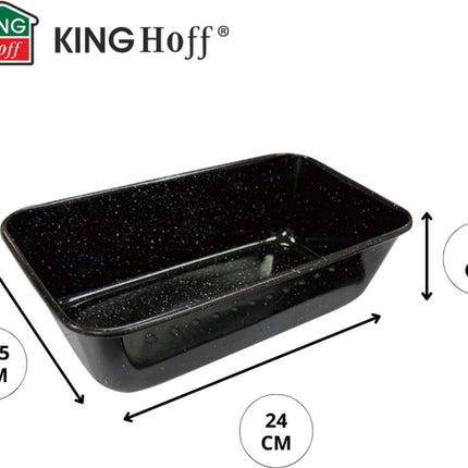 Kinghoff Bakblik 24 cm met Uitneembare Insert - Multifunctioneel Blik voor Brood, Cake, Ovenschotels - Bak Blik - Cakevorm - Bakvorm