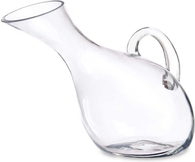 Arte Regal Wijn karaf / decanteer schenkkan - glas - 1,5 liter - 15 x 28 cm - wijn laten luchten