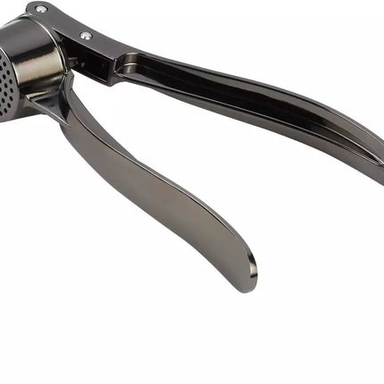 Kinghoff Knoflookpers - Grafietkleurig, RVS Staal, Ergonomisch Design - Gemakkelijk en Hygiënisch Keukengereedschap
