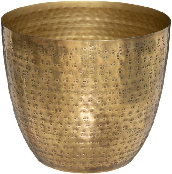 Atmosphera Oasis - Bloempot - Goud - Ø18 cm