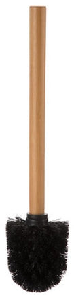 Natureo Badkameraccessoiresset - Badkamer Accessoires Set - Moderne Toilet Set - Luxe Badkamer Accessoires - Toiletborstel met Houder - Zeepdispenser 300ml - Bamboo/PS - Zwart