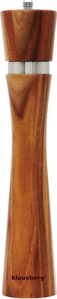 Klausberg 7593 - Peper of zout molen - 31.5 cm hoog - Acacia hout