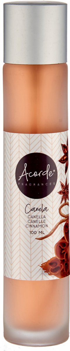 Acorde Luchtverfrisserspray Cinnamon 100 Ml 3,5 X 19 Cm Roze
