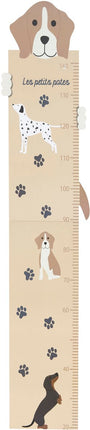 Atmosphera Kids Groeimeter Woef - Kindermeetlat - B29xH140cm - Beige