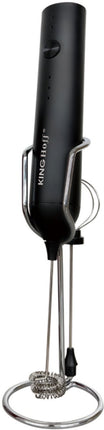 KINGHoff Elektrische Melkopschuimer – Draadloos – USB-C Oplaadbaar – 3 Snelheden – 2 Opzetstukken – KH-2001