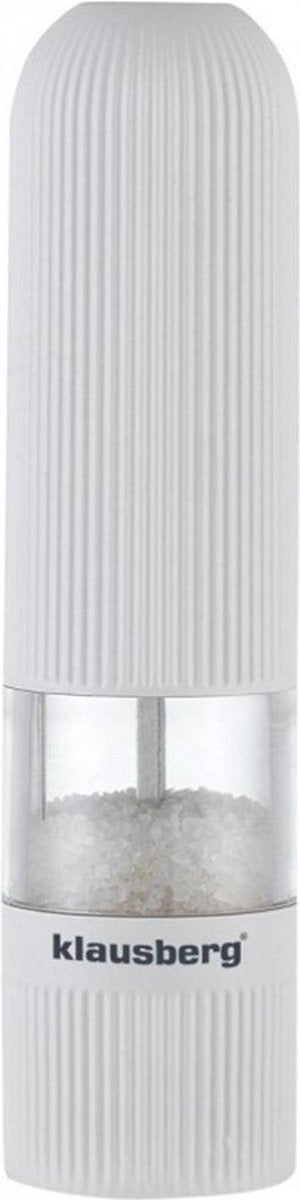 Top Choice - Elektrische pepermolen - wit - 19.5 cm