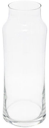 Schenkkaraf - Glazen Waterkaraf - Slanke Karaf Bronwater - Transparante Glazen - Set van 2 - Slank en Rond - 1L - 25 cm Hoog