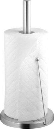 Kinghoff 3920 - RVS Keukenrolhouder met Rem - Roestvrij Staal - Moderne Keukenaccessoire - 15 x 33 cm