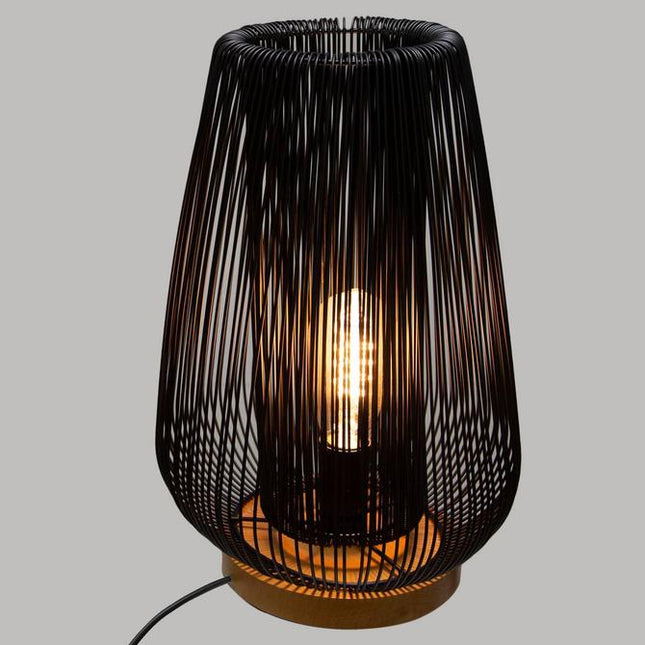 Tafellamp Noda - Zwart Metaaldraad - 40.5 cm