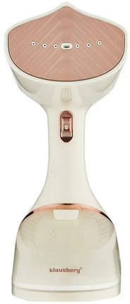 Klausberg - Kledingstomer - Handstomer - Kleding Ontkreuker - Verticale Stomer - Stoomstrijkijzer - Voor Kleding en Textiel - 400 ml - 1500W - Beige