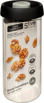 5Five Voorraadpot met vacuümpomp - 1 liter