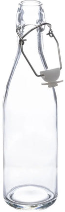 5Five Beugelfles/weckfles - 3x - glas - transparant - luchtdicht - 0.5 liter - waterfles - limonade