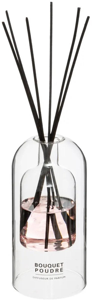 Atmosphera Ilan - Geurstokjes - Roze - Jasmijn - Witte Musk - 150 ml - Glas - Geschenk - Cadeau