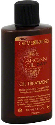 Creme Of Nature Argan Oil oliebehandeling voor droog en beschadigd haar, 88 ml
