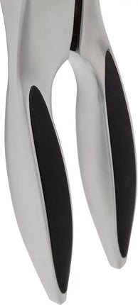 5Five Knoflookpers - zilver/zwart - zink - 18 cm - kook/keuken gerei