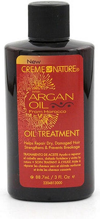 Creme Of Nature Argan Oil oliebehandeling voor droog en beschadigd haar, 88 ml