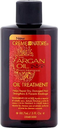 Creme Of Nature Argan Oil oliebehandeling voor droog en beschadigd haar, 88 ml