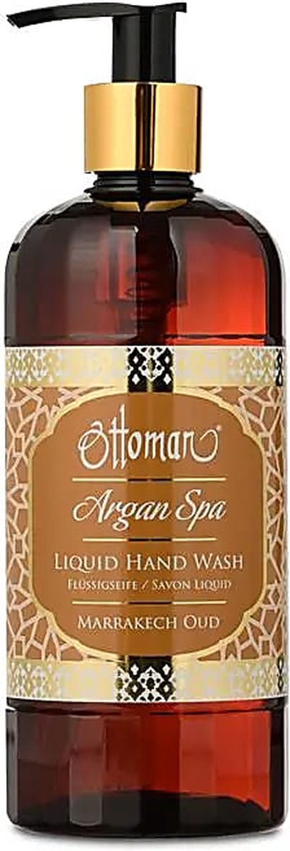 Ottoman Argan Spa Vloeibare Handzeep met pomp Marrakech Oud 400 ml