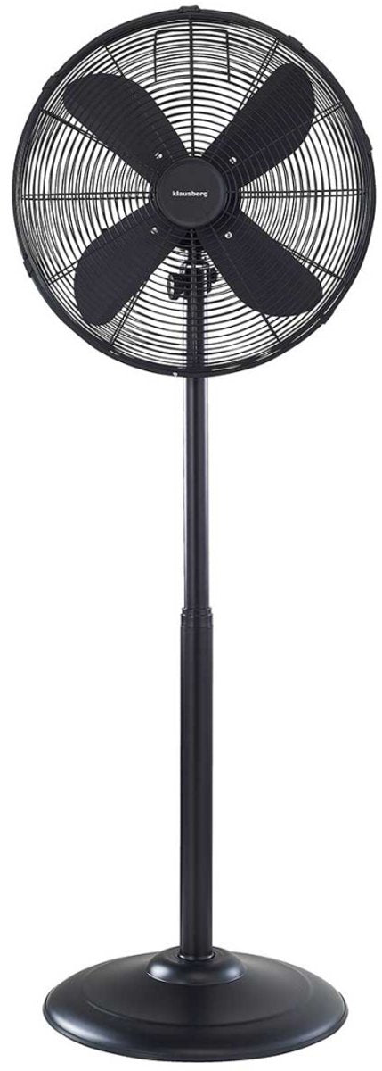 Klausberg 7860 - Staande ventilator op statief - zwart - 40 cm