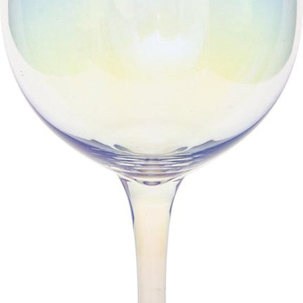 Secret de gourmet Iriserende Wijnglazen set van 6 - Fantasie - Regenboogkleurig