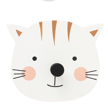 Atmosphera Kids Dierenkapstok - Set van 3 stuks - Muis, kat en hond - Multi